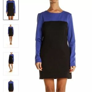 Michael Kors Colorblocked Shift Dress, Sz 10